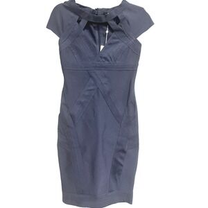 NWT WOW Couture Blue Cutout Bandage Bodycon Mini Dress Small